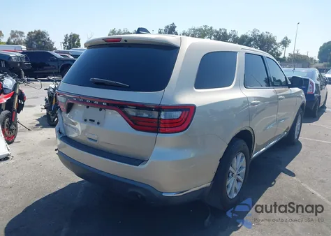 2014 Dodge Durango Sxt from USA, damaged, VIN 1C4RDHAG3EC360388